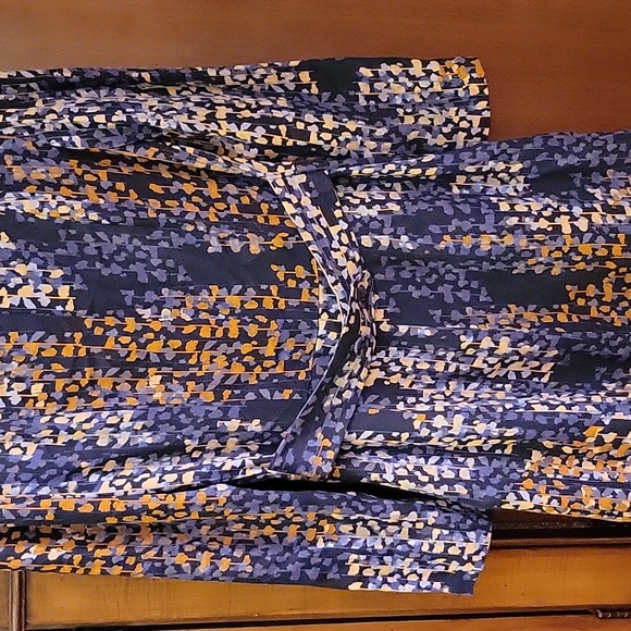 REISS | Esmerelda Navy and Orange Double Breasted Mini Dress - Size 0 - Picture 7 of 16